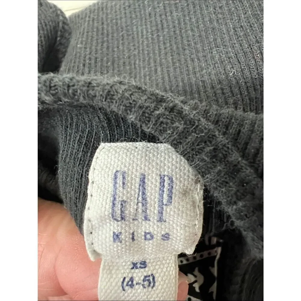 Gap Kids black and white tank dress size XS (4-5) E UC